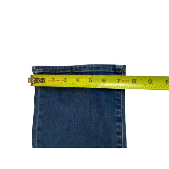 NYDJ Womens Jeans Blue 16P Sheri Slim Skinny Leg Mid Rise Dark Washed Zip Fly - Picture 6 of 12